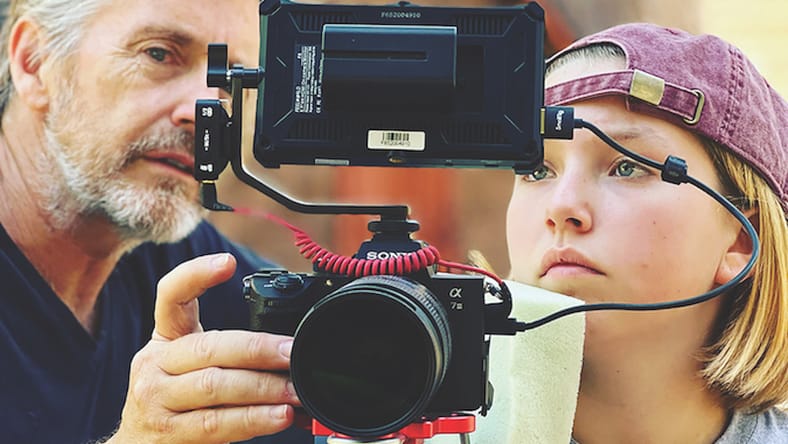 Doug Purdy and Scout Purdy film Pilgrim